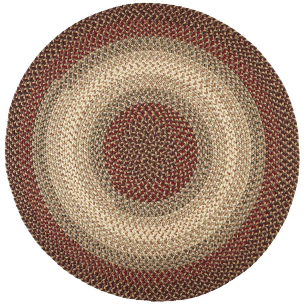Rhody Rug Easy Living Braided Round Reversible Area Rugs