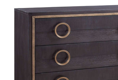 Eaton Wood Black Hall Chest