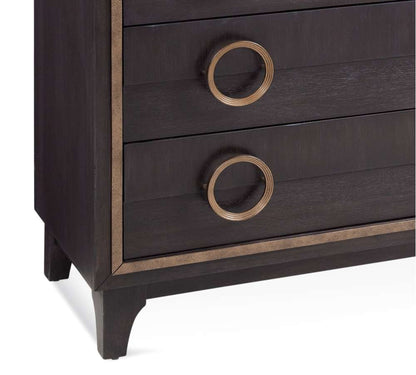 Eaton Wood Black Hall Chest