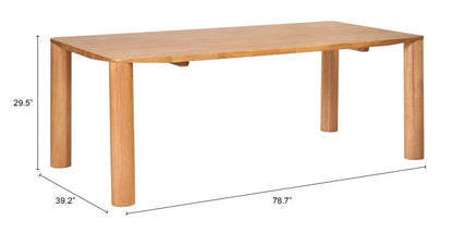 Zuo Modern Eazy Wooden Rectangular Dining Table