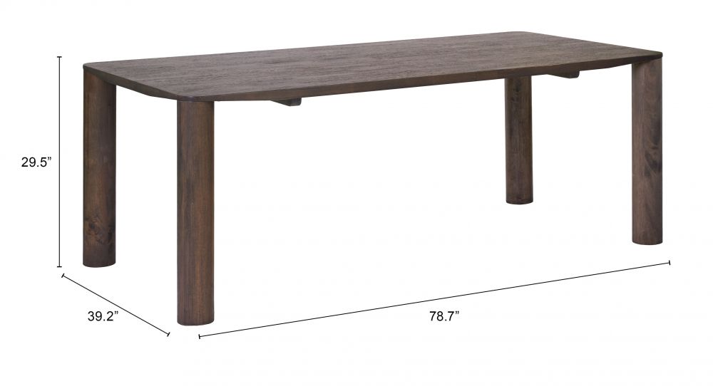Zuo Modern Eazy Wooden Rectangular Dining Table