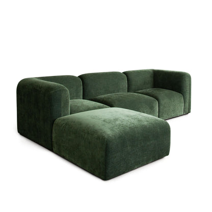 Diamond Sofa Echo Fabric Reversible Sectional 4PC