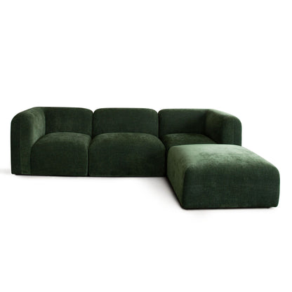 Diamond Sofa Echo Fabric Reversible Sectional 4PC