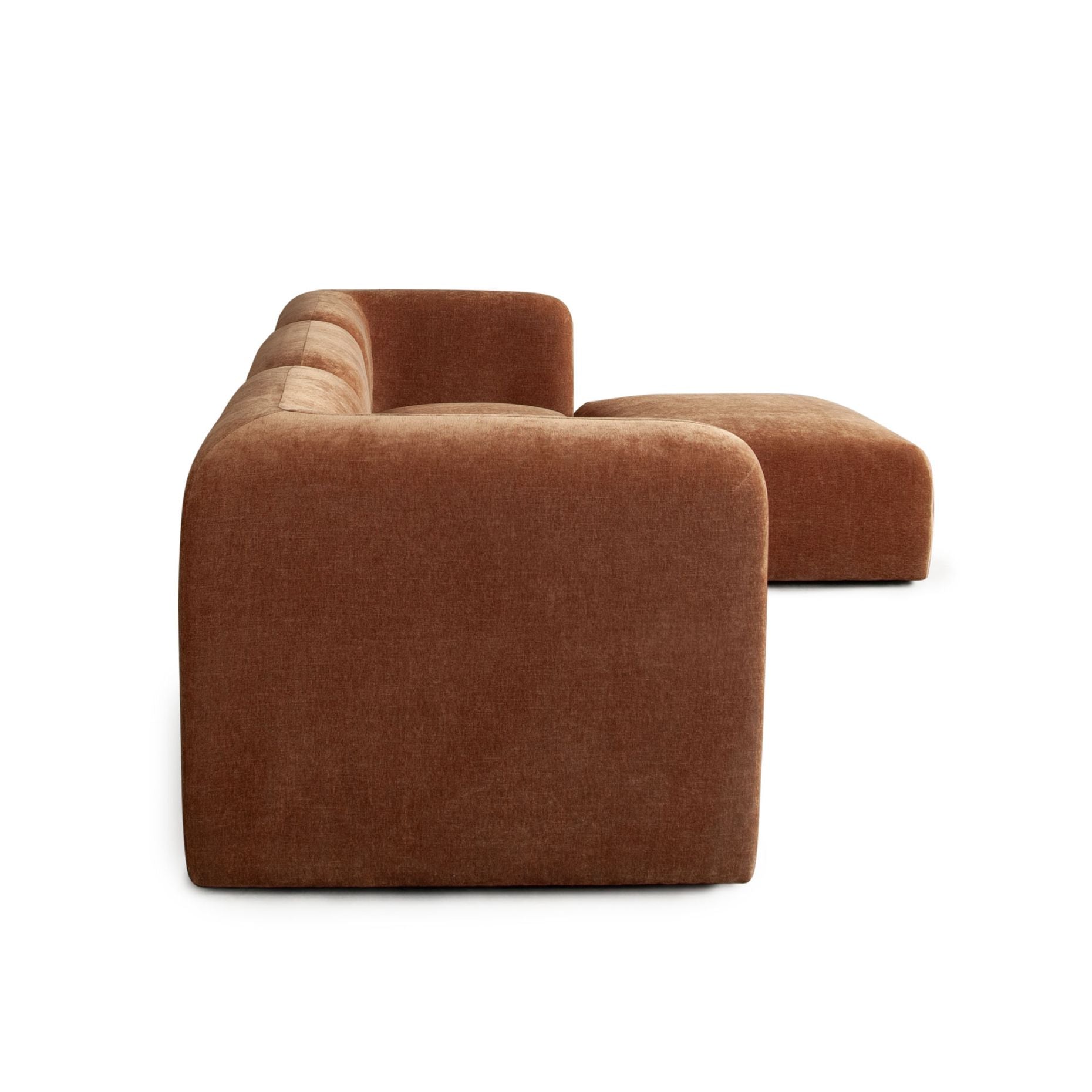 Diamond Sofa Echo Fabric Reversible Sectional 4PC