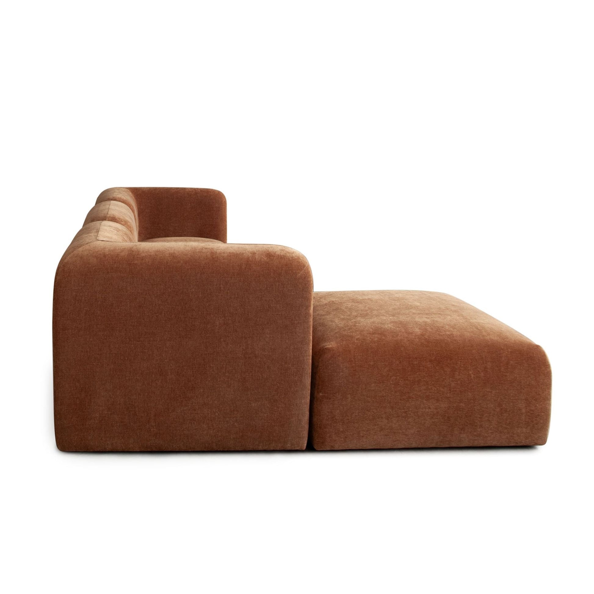 Diamond Sofa Echo Fabric Reversible Sectional 4PC