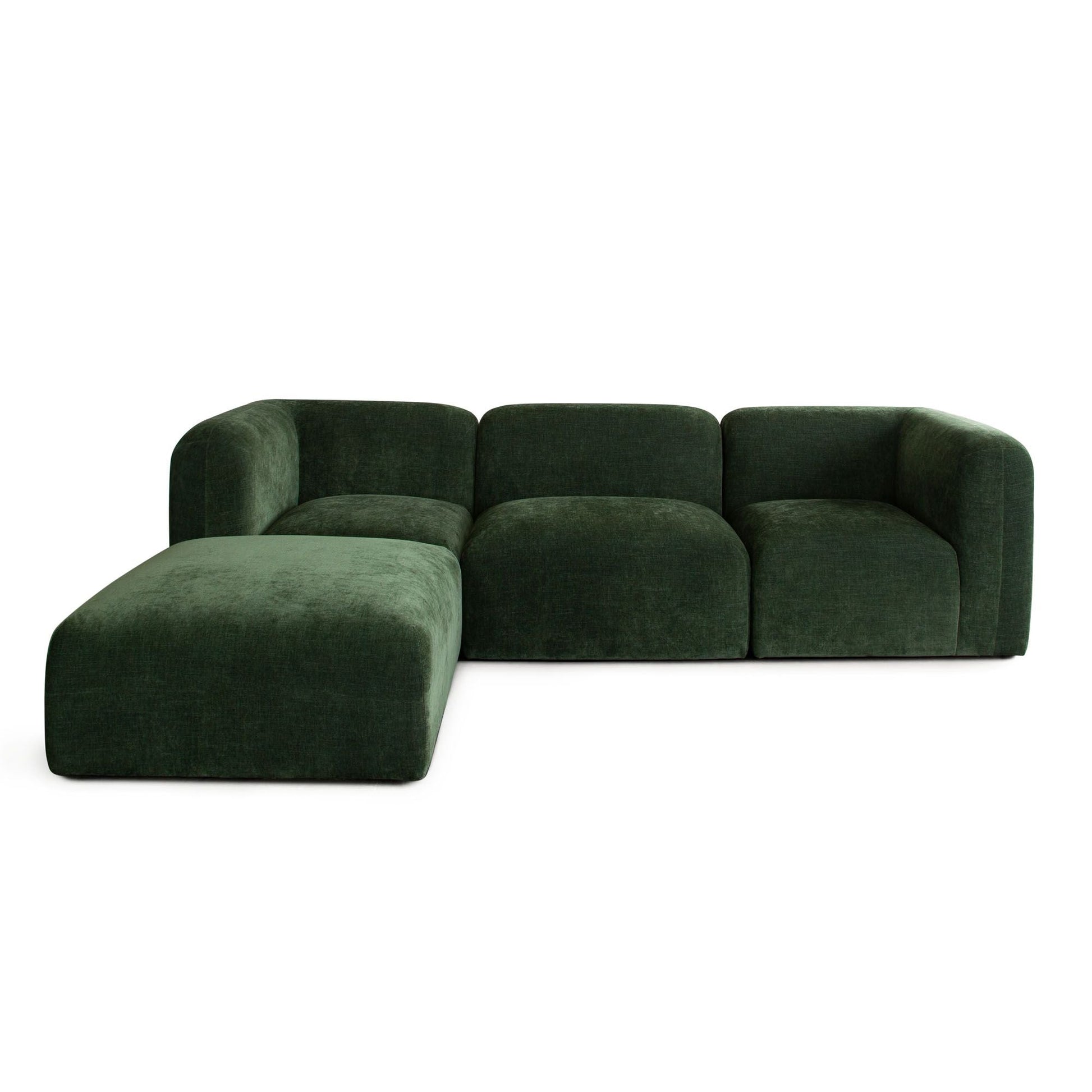Diamond Sofa Echo Fabric Reversible Sectional 4PC