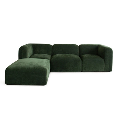 Diamond Sofa Echo Fabric Reversible Sectional 4PC