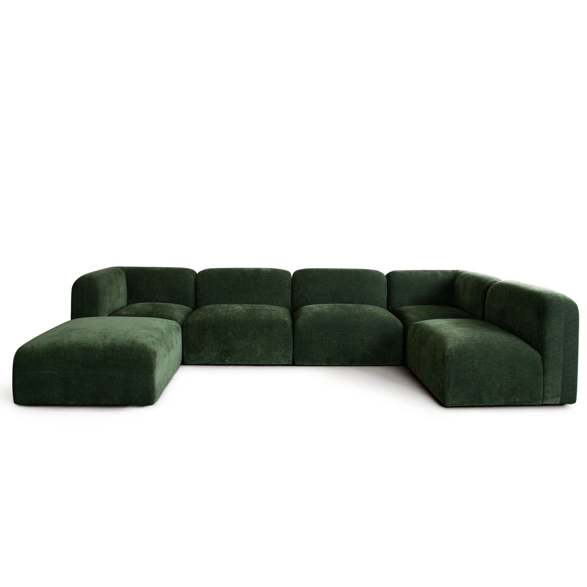 Diamond Sofa Echo Fabric Reversible Sectional 6PC