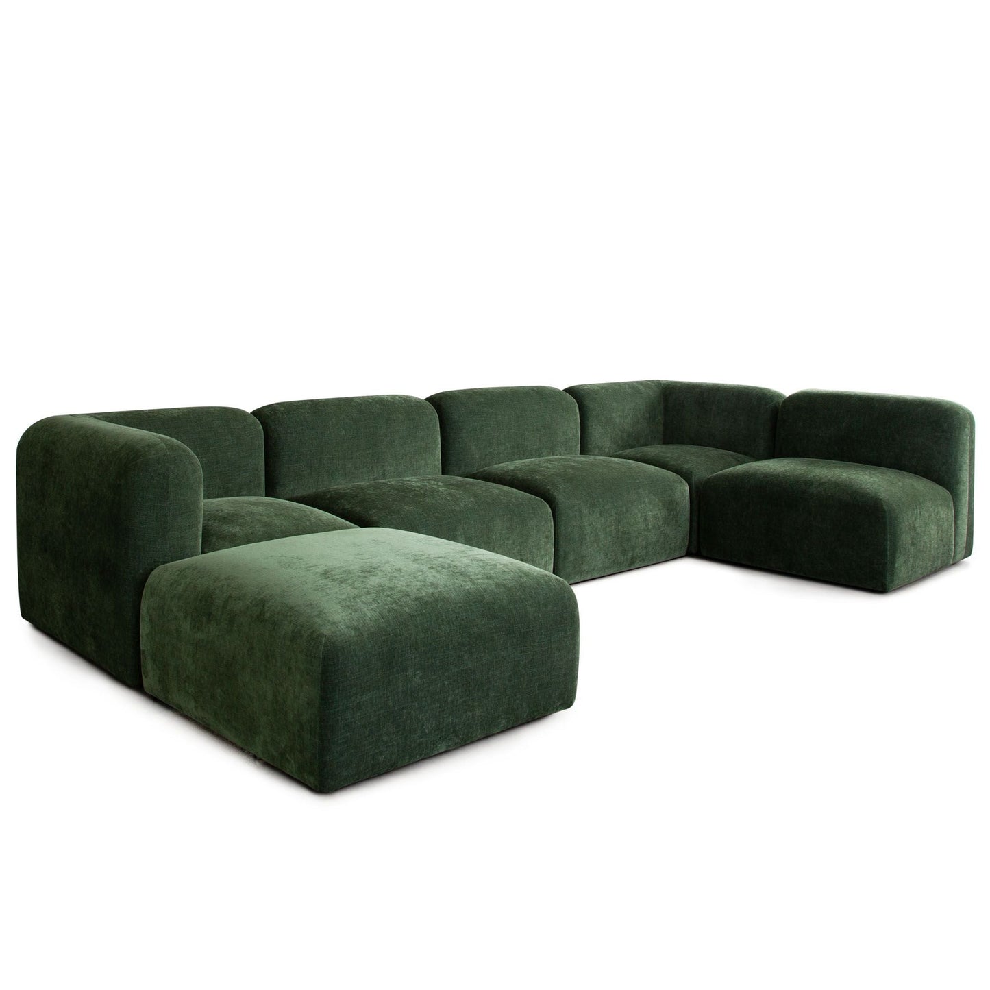 Diamond Sofa Echo Fabric Reversible Sectional 6PC