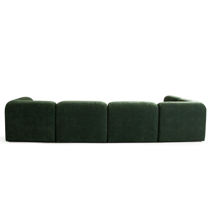 Diamond Sofa Echo Fabric Reversible Sectional 6PC