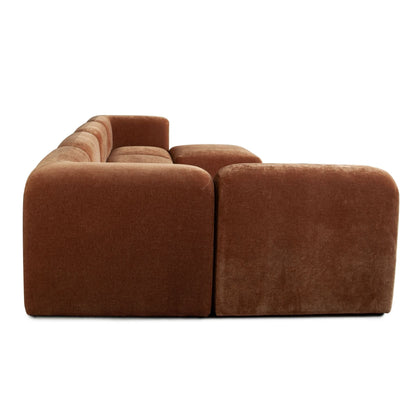 Diamond Sofa Echo Fabric Reversible Sectional 6PC