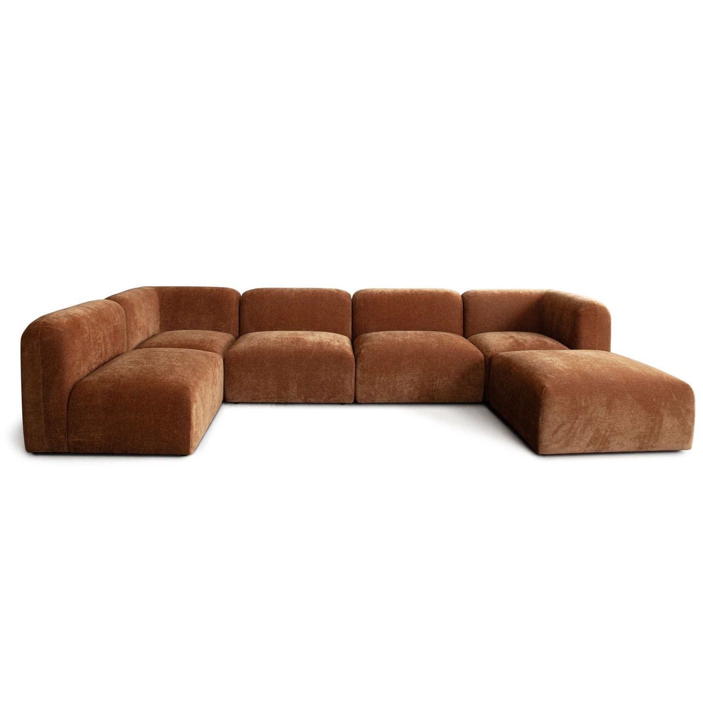 Diamond Sofa Echo Fabric Reversible Sectional 6PC