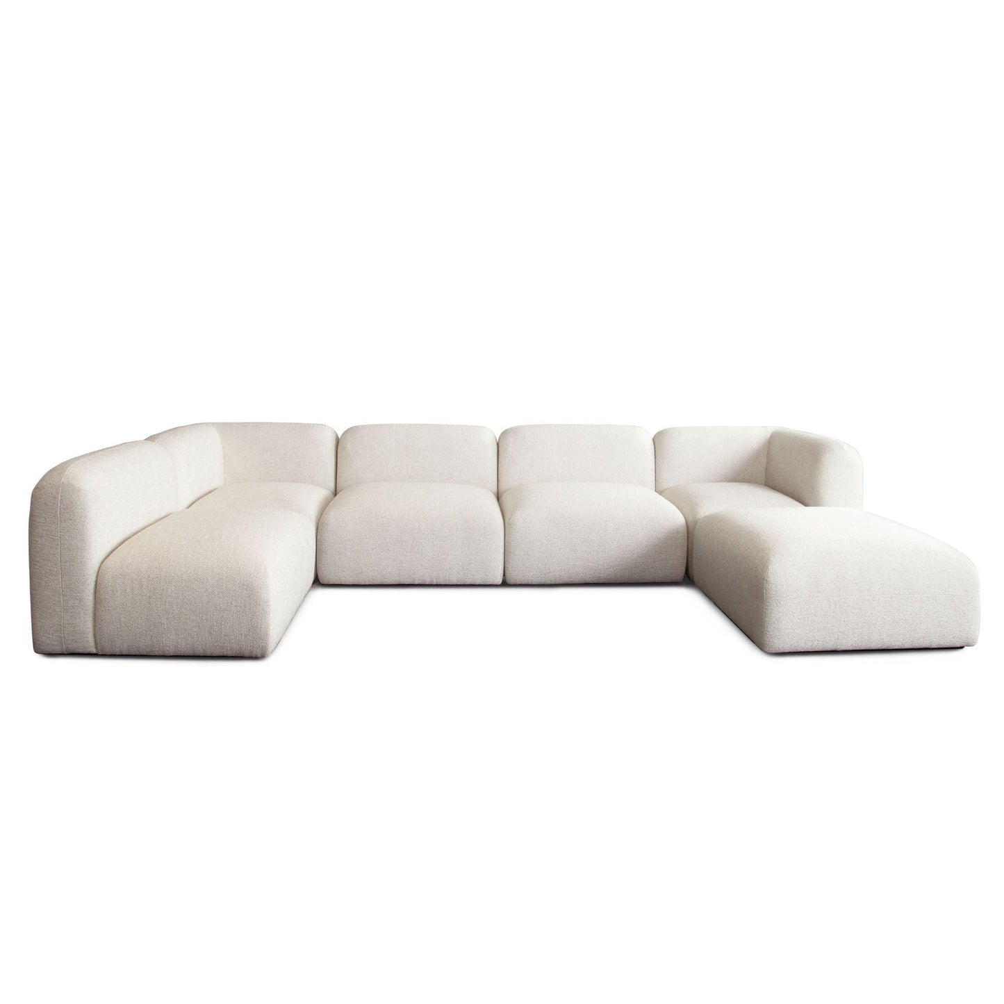 Diamond Sofa Echo Fabric Reversible Sectional 6PC