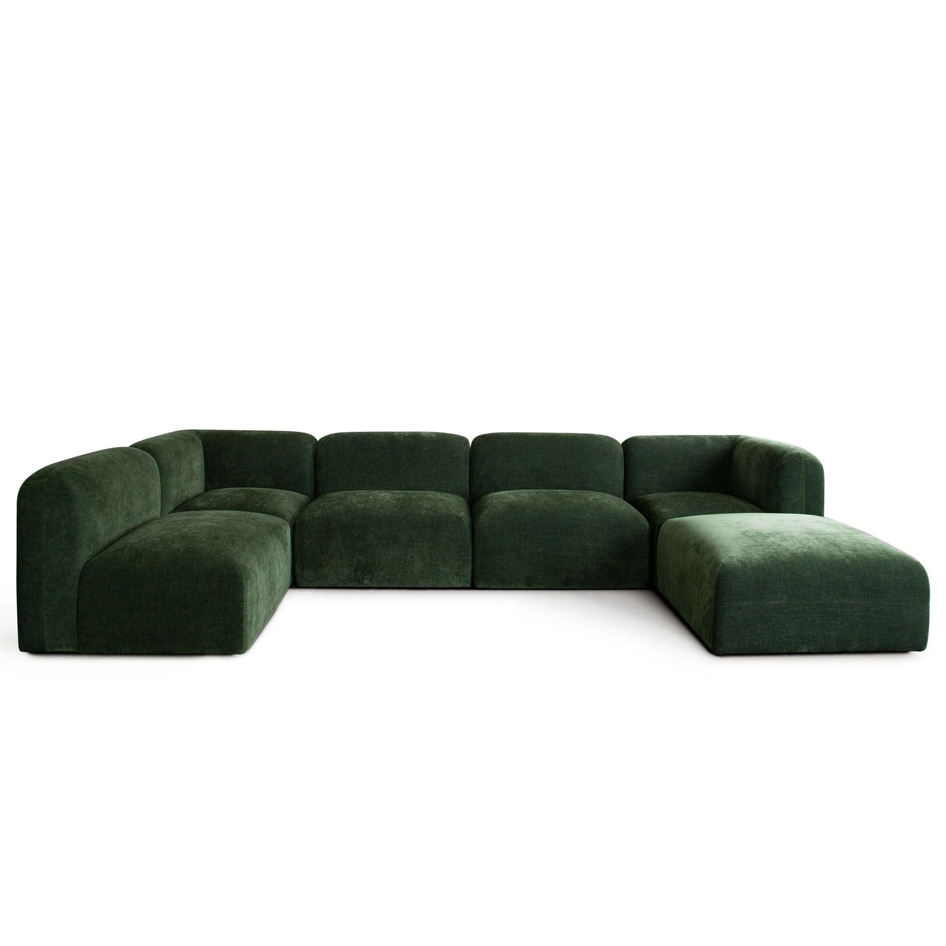 Diamond Sofa Echo Fabric Reversible Sectional 6PC