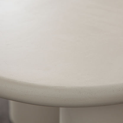 Diamond Sofa Echo Ivory Cement Finish Cocktail Table