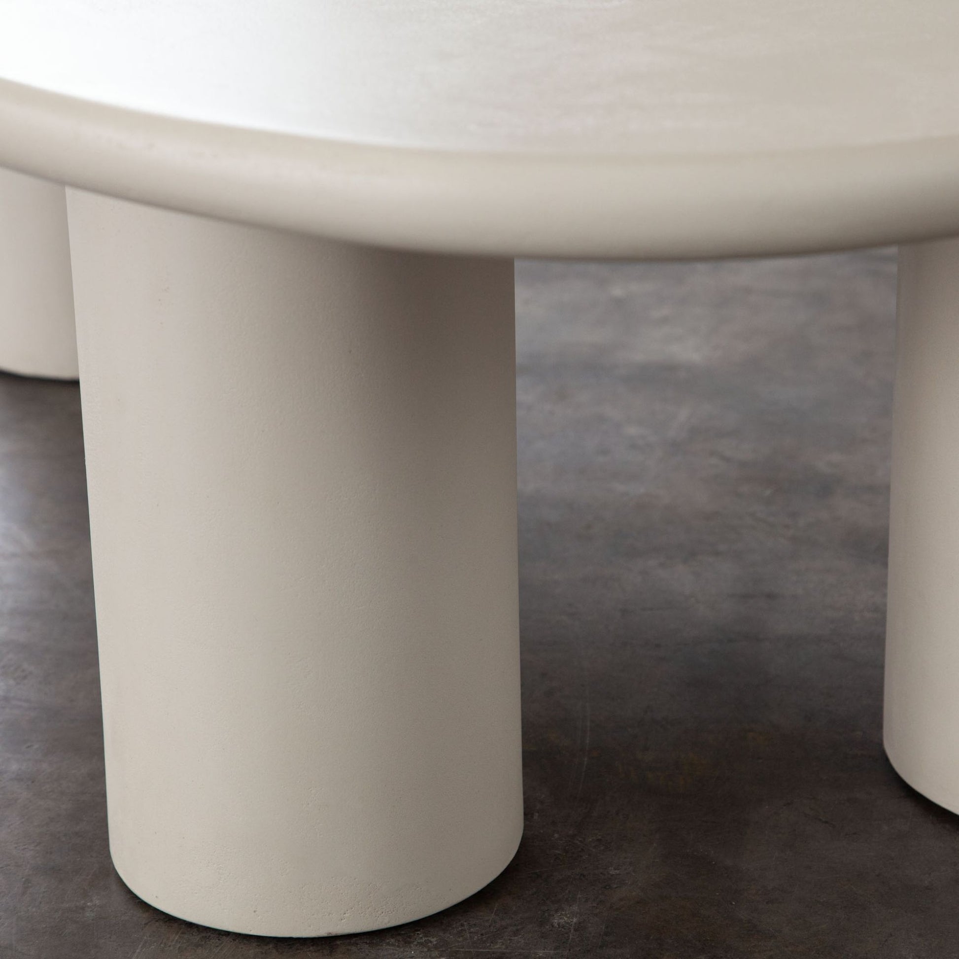 Diamond Sofa Echo Ivory Cement Finish Cocktail Table