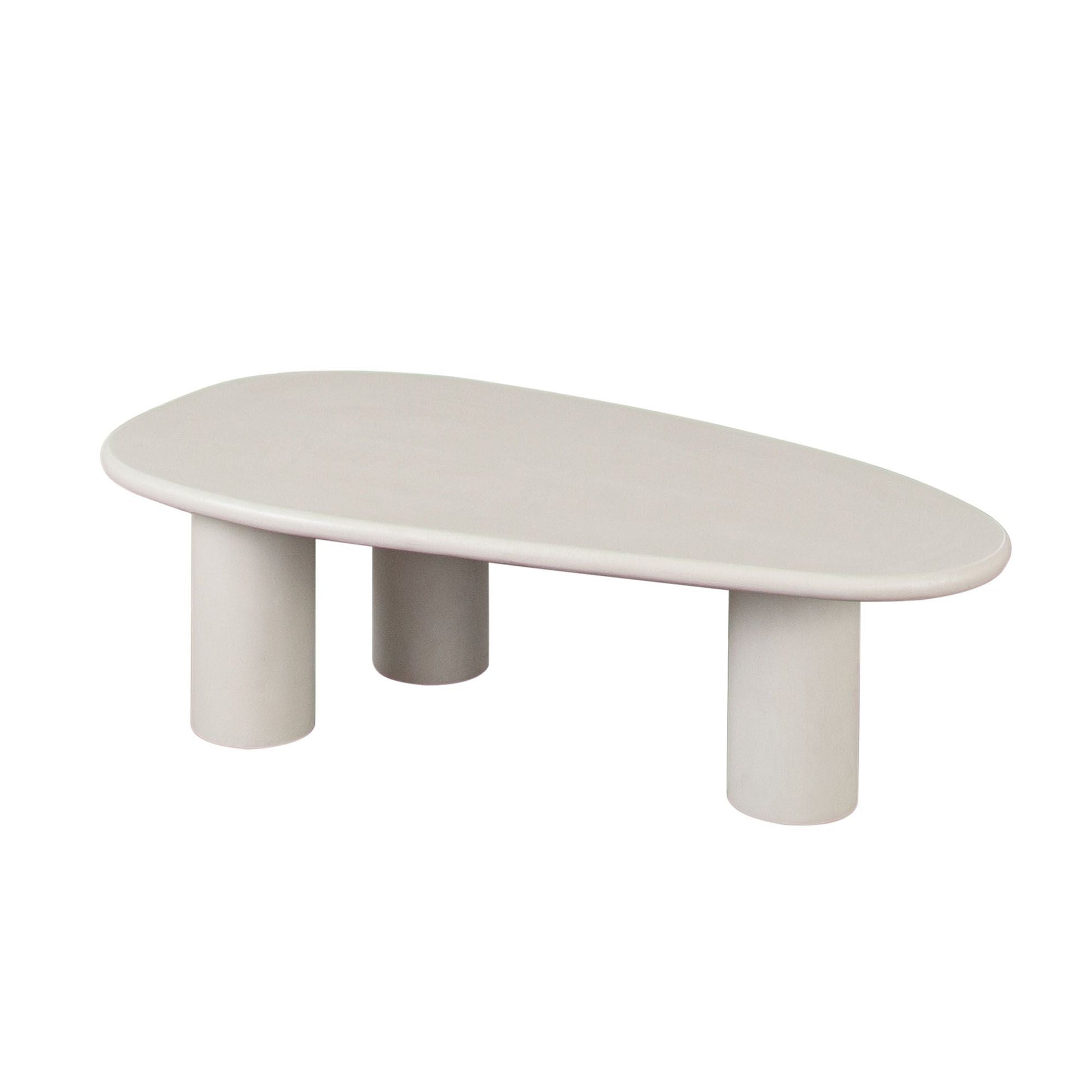 Diamond Sofa Echo Ivory Cement Finish Cocktail Table