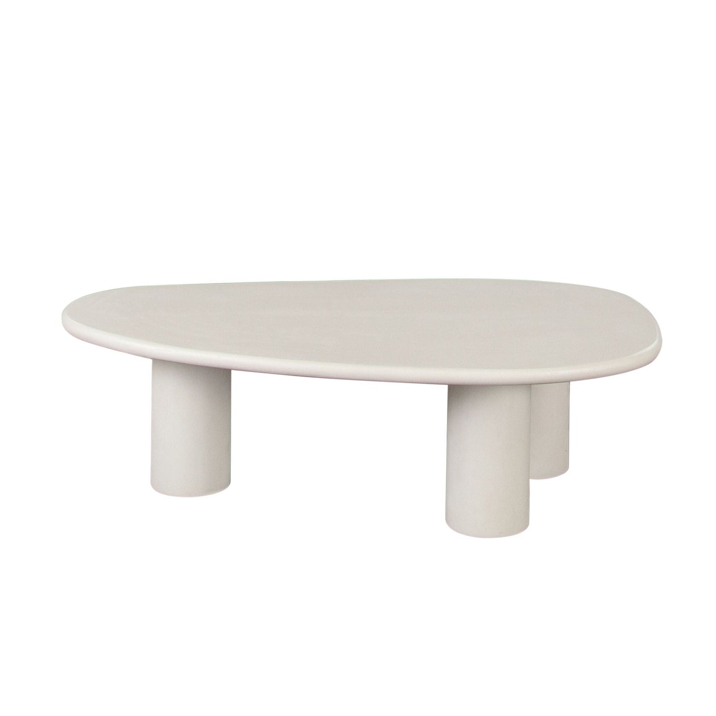 Diamond Sofa Echo Ivory Cement Finish Cocktail Table