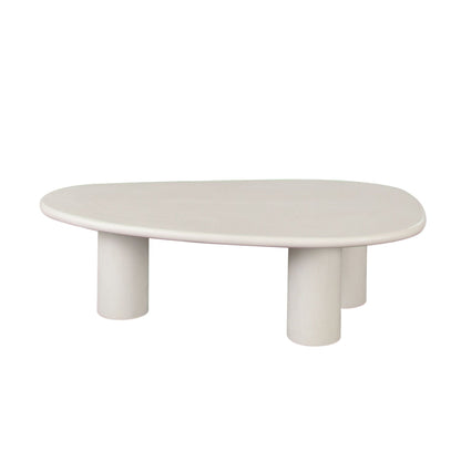 Diamond Sofa Echo Ivory Cement Finish Cocktail Table