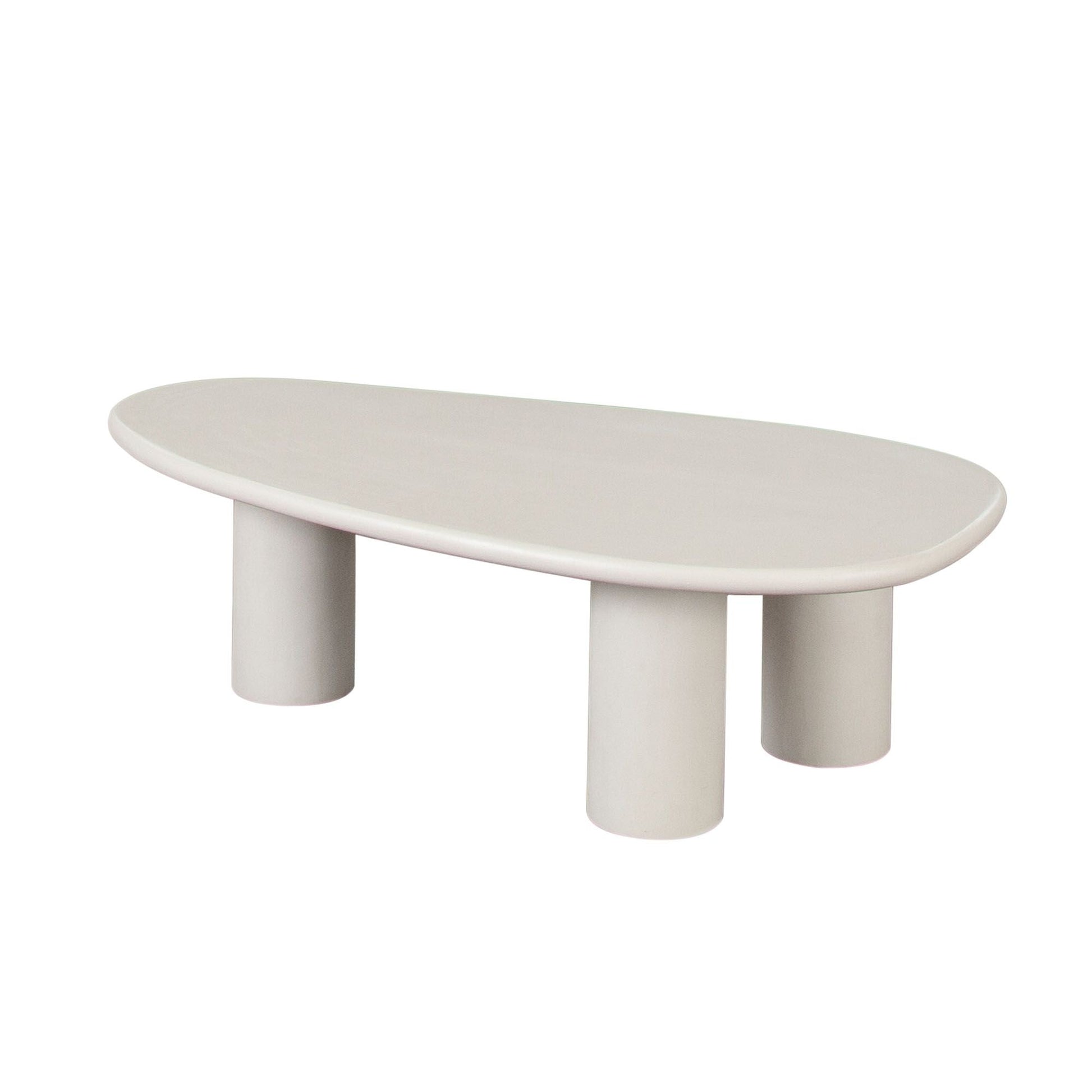 Diamond Sofa Echo Ivory Cement Finish Cocktail Table