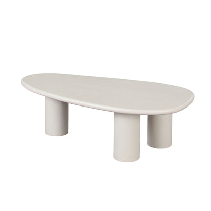 Diamond Sofa Echo Ivory Cement Finish Cocktail Table