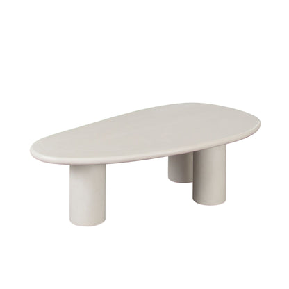 Diamond Sofa Echo Ivory Cement Finish Cocktail Table
