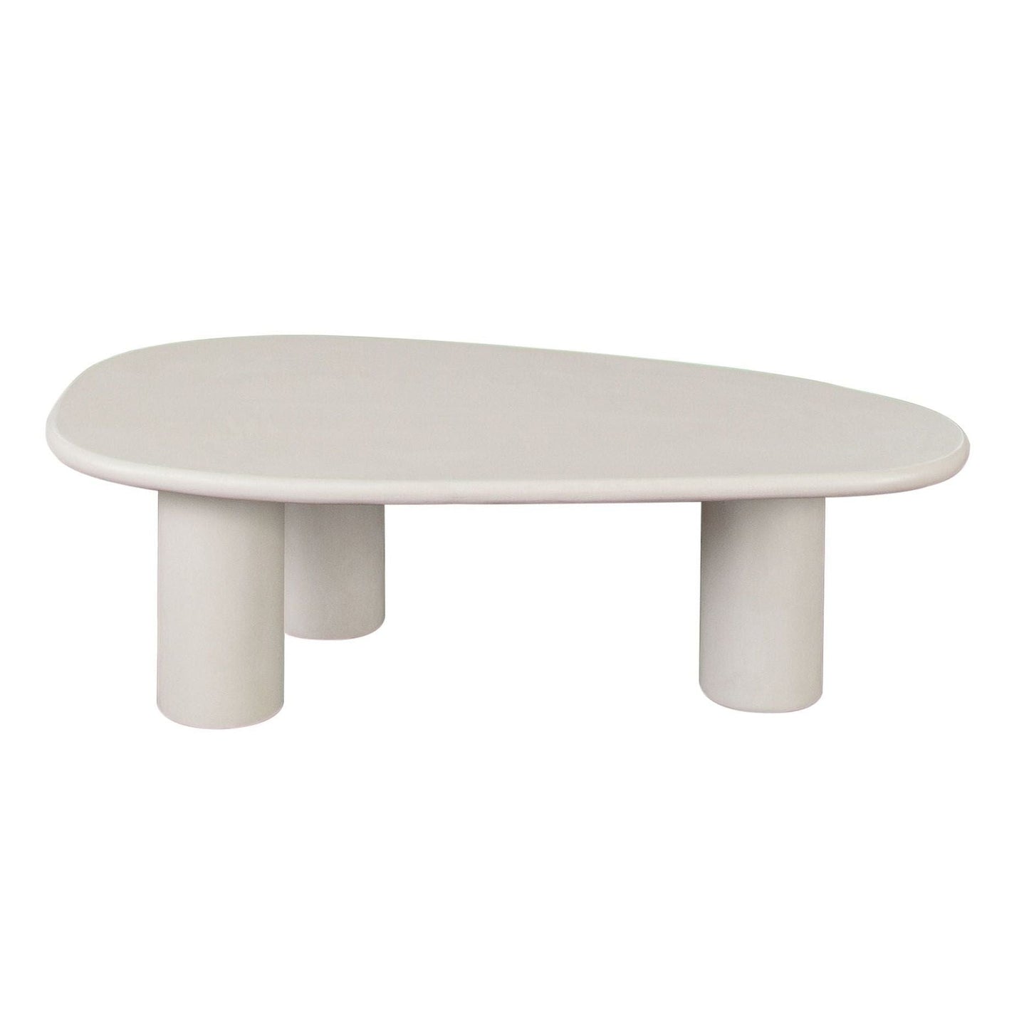 Diamond Sofa Echo Ivory Cement Finish Cocktail Table