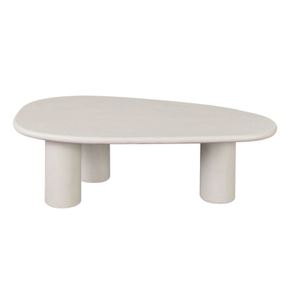 Diamond Sofa Echo Ivory Cement Finish Cocktail Table