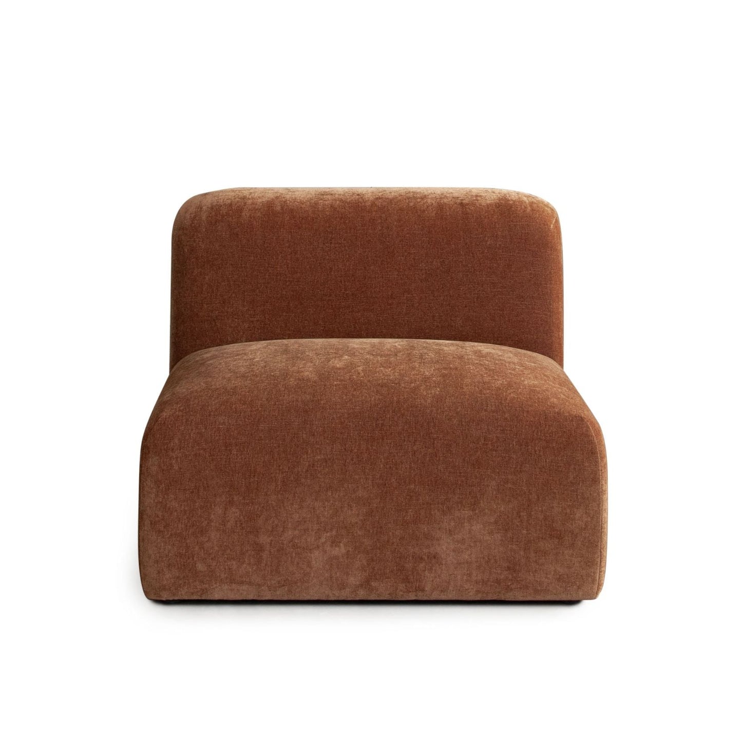 Diamond Sofa Echo Low Profile Fabric Armless Chair