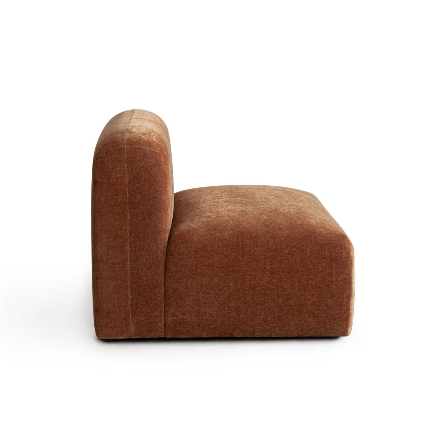 Diamond Sofa Echo Low Profile Fabric Armless Chair
