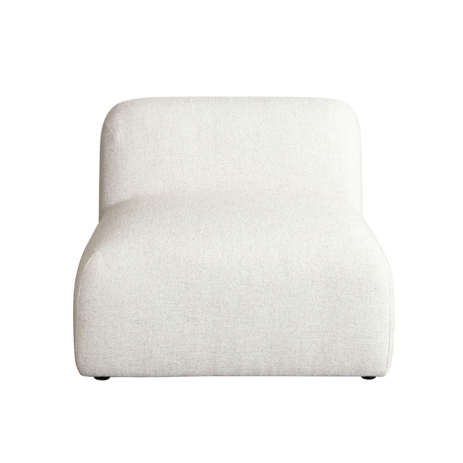 Diamond Sofa Echo Low Profile Fabric Armless Chair