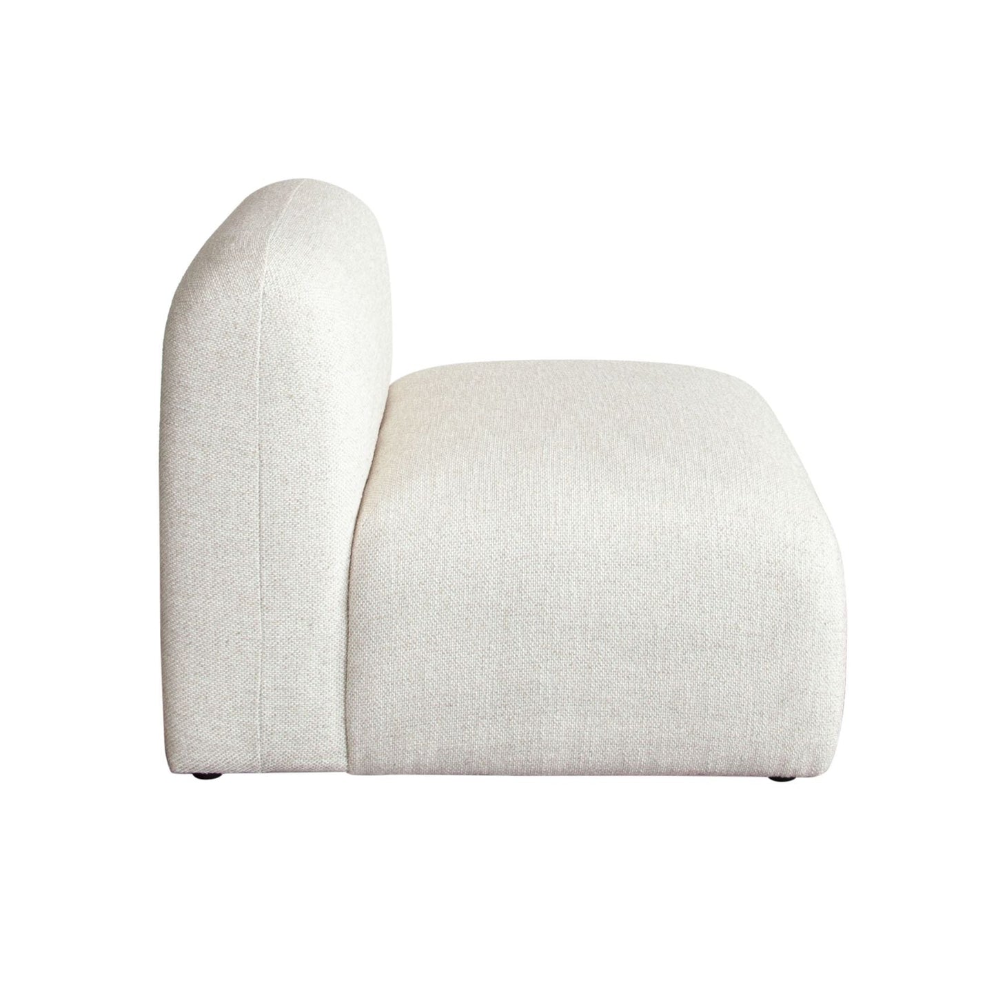 Diamond Sofa Echo Low Profile Fabric Armless Chair