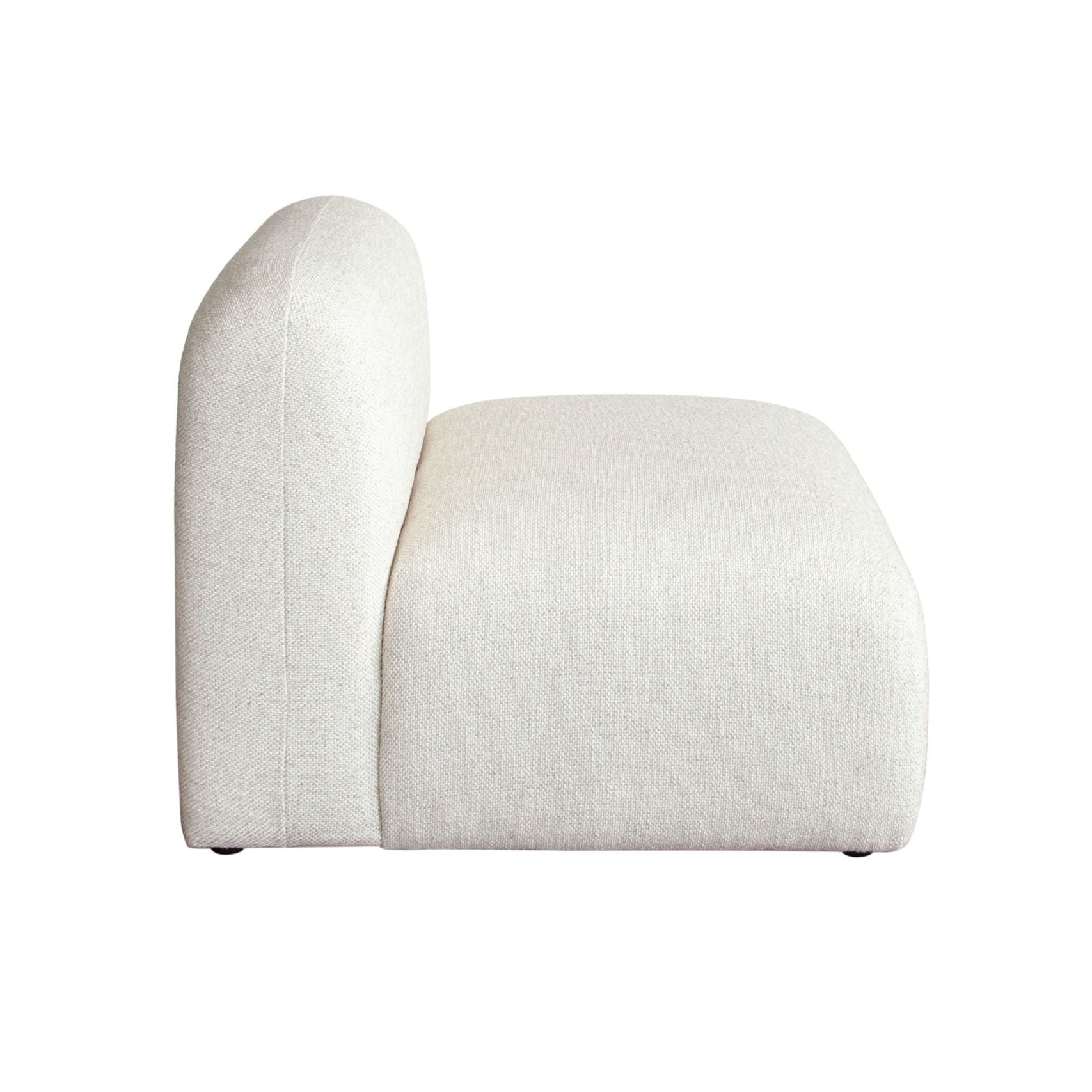 Diamond Sofa Echo Low Profile Fabric Armless Chair