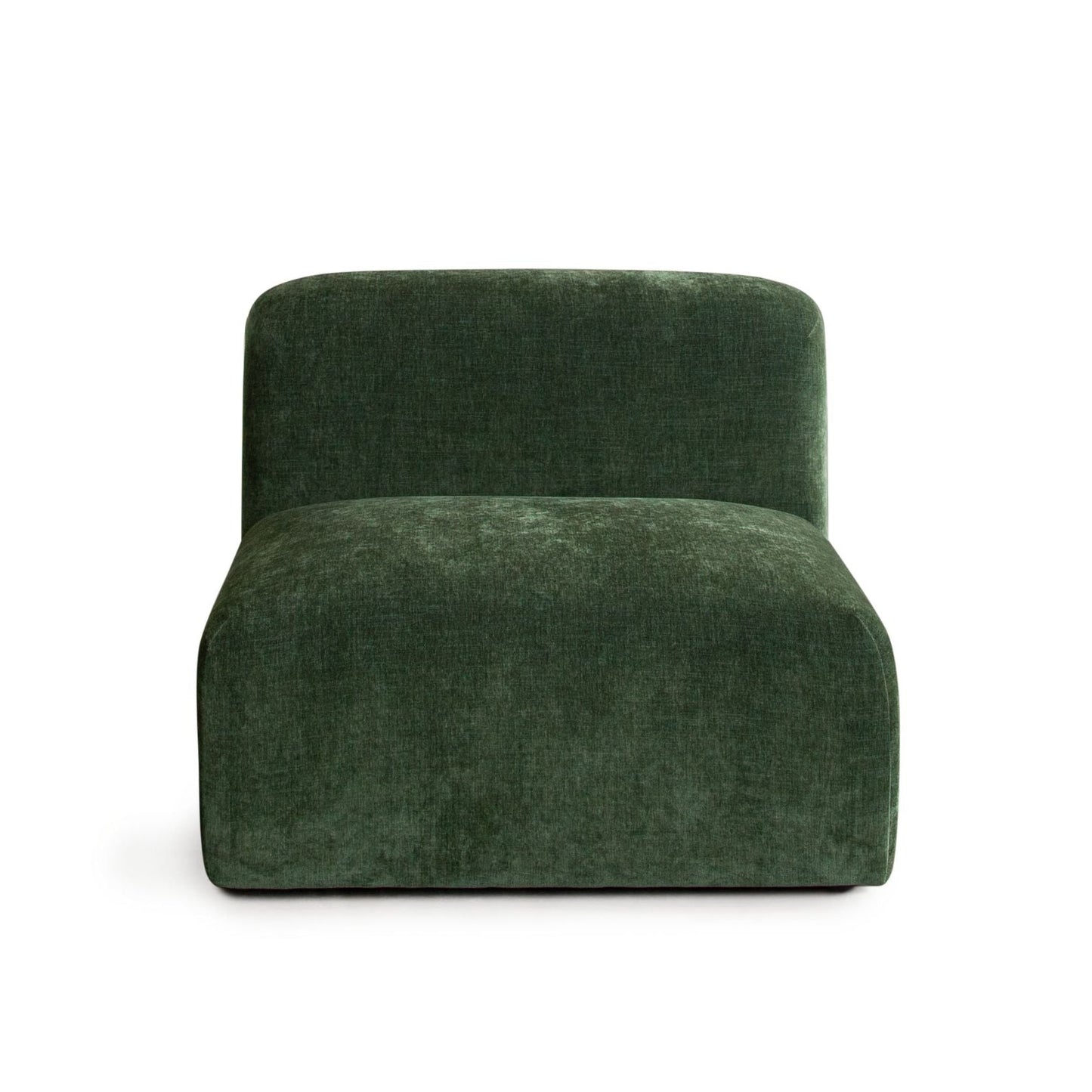 Diamond Sofa Echo Low Profile Fabric Armless Chair