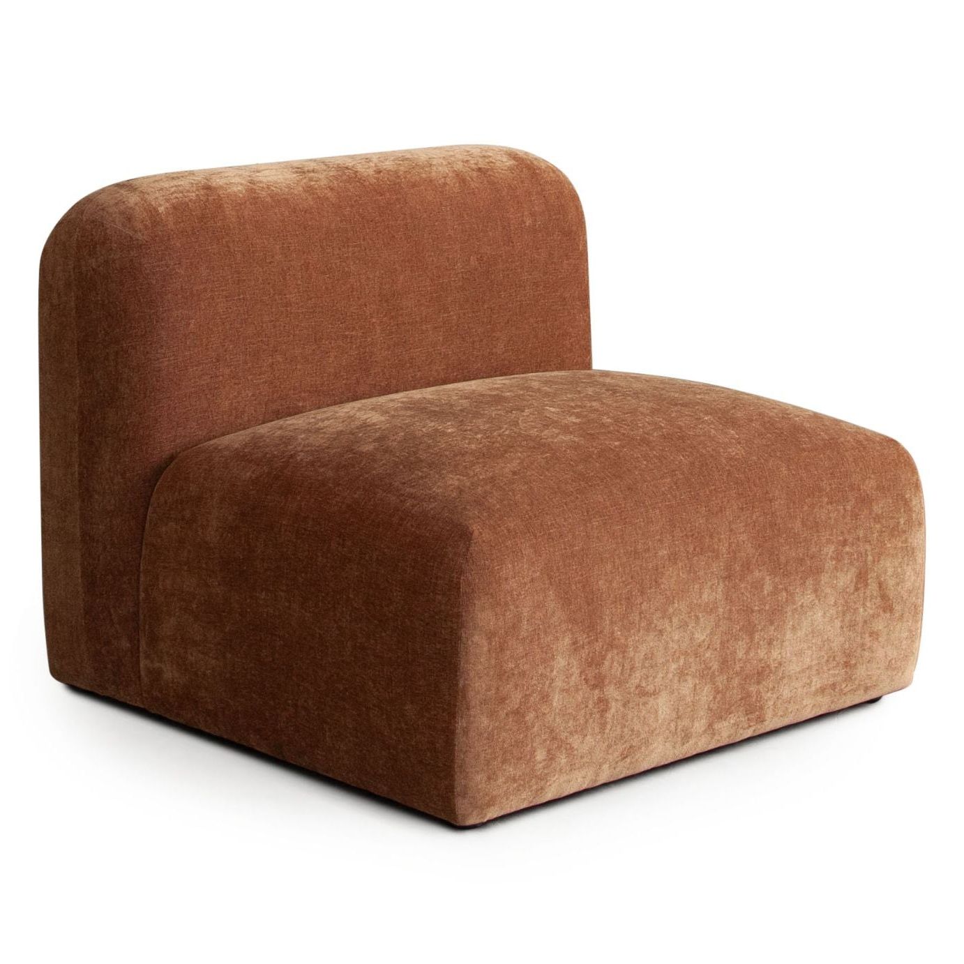 Diamond Sofa Echo Low Profile Fabric Armless Chair