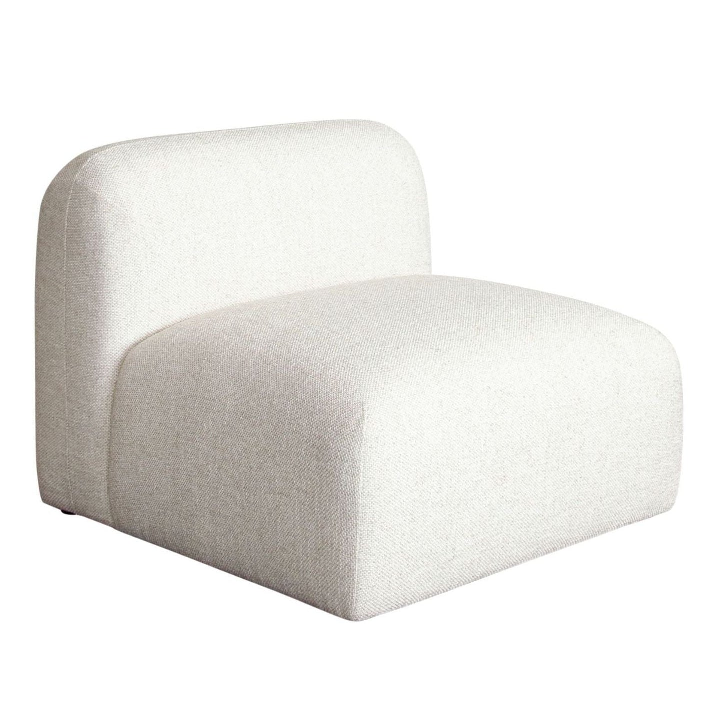 Diamond Sofa Echo Low Profile Fabric Armless Chair