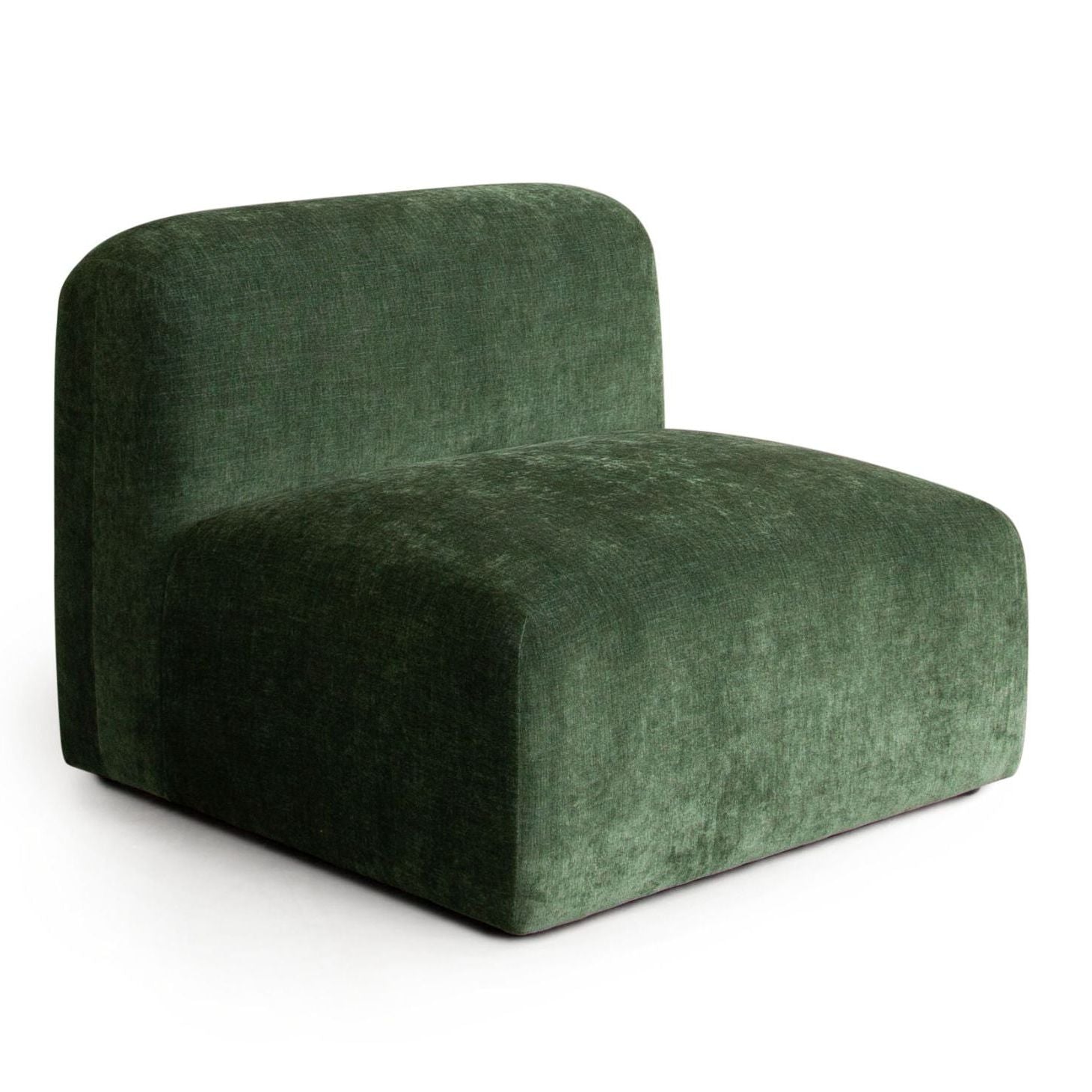 Diamond Sofa Echo Low Profile Fabric Armless Chair