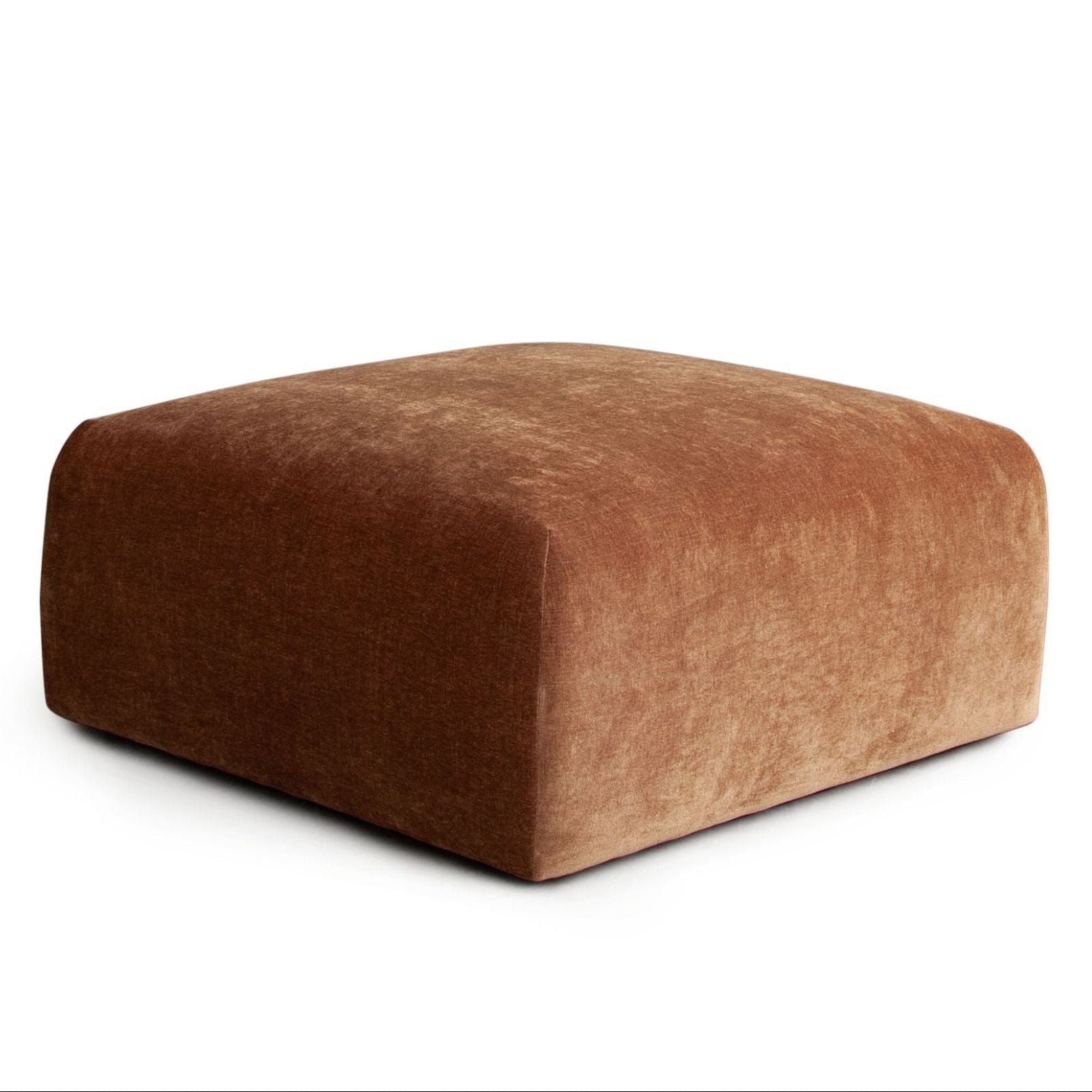 Diamond Sofa Echo Low Profile Fabric Square Ottoman