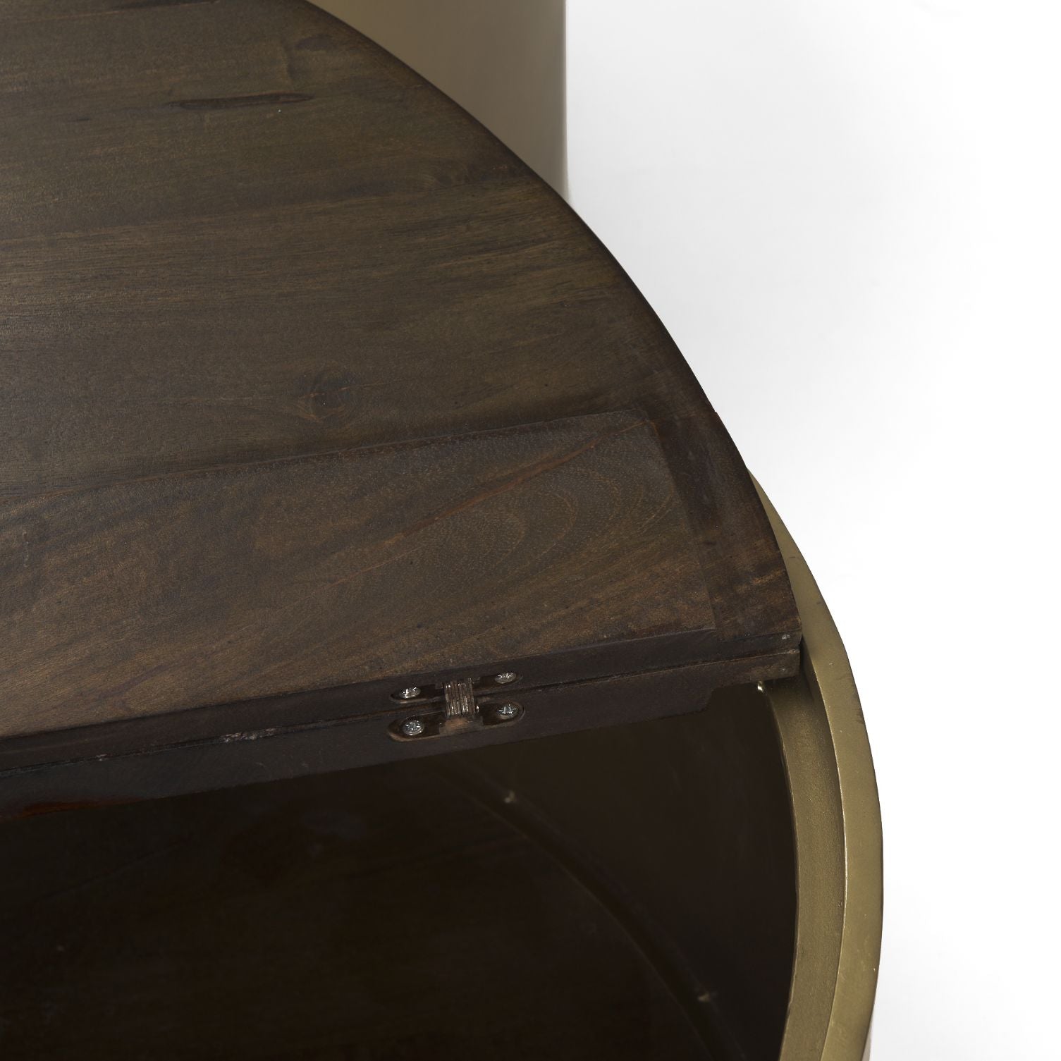 Mercana Eclipse Wood Top Nested Coffee Table 2PC