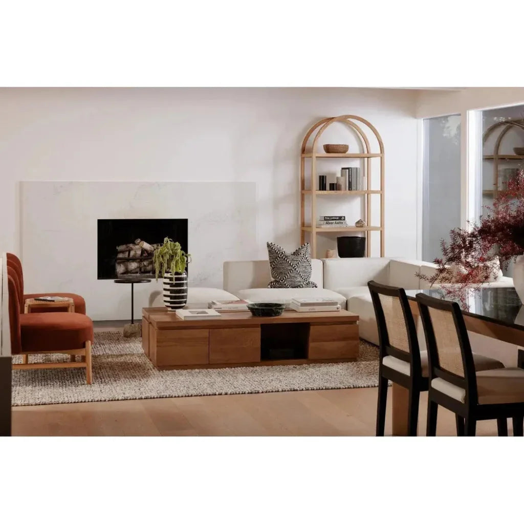 Eero Natural Oak Wood BookShelf - LOOMLAN - Moe's Home - Etageres