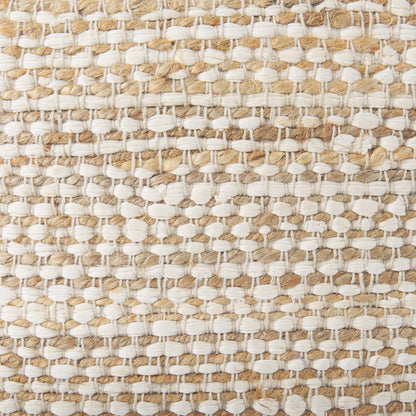 Mercana Ekani Cream Cotton Pouf