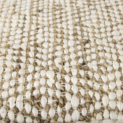 Mercana Ekani Cream Cotton Pouf
