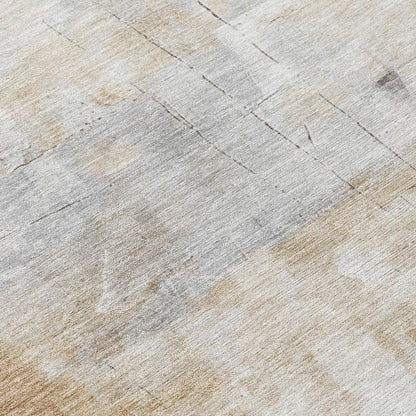 LOOMLAN Rugs Elanor Brown Washable Indoor-Outdoor Rug