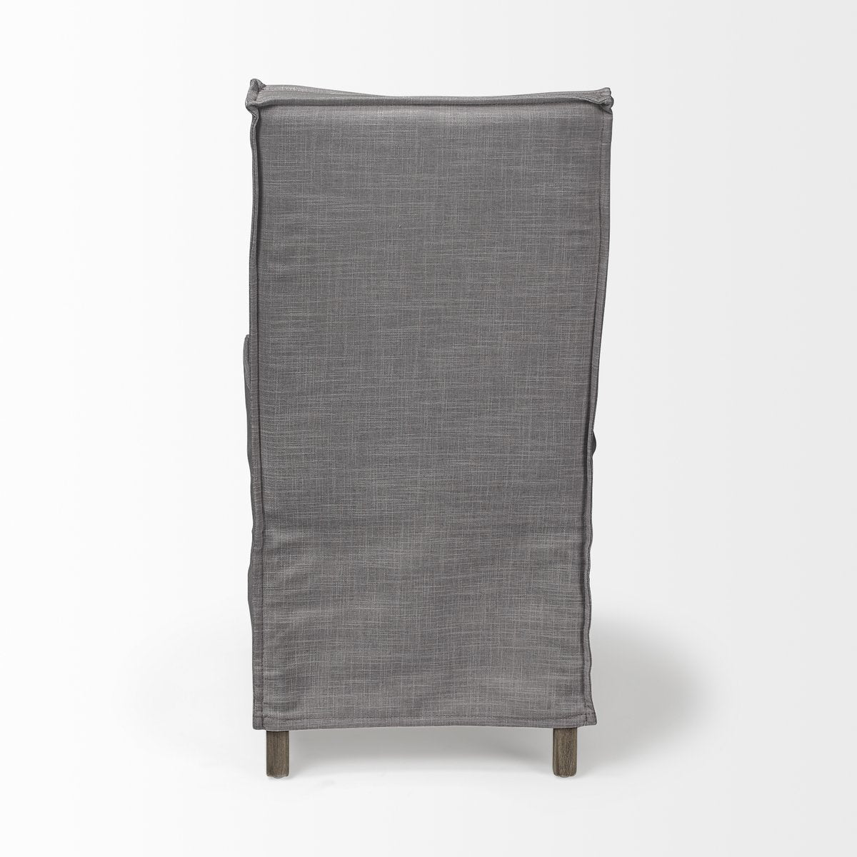 Mercana Elbert Grey Fabric Slip-Cover Dining Chair 2PC