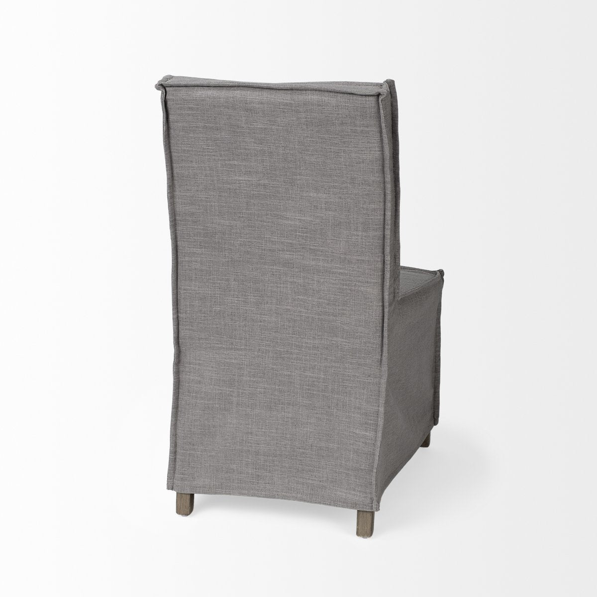 Mercana Elbert Grey Fabric Slip-Cover Dining Chair 2PC