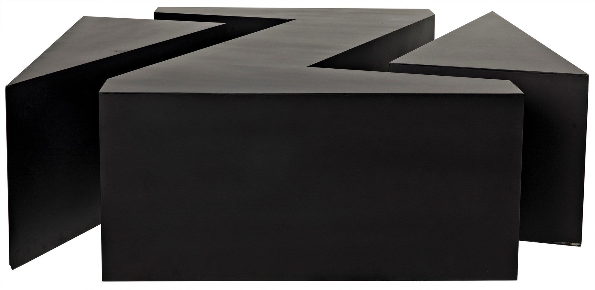 Element Black Steel Geometric Coffee Table-Coffee Tables-Noir-Sideboards and Things