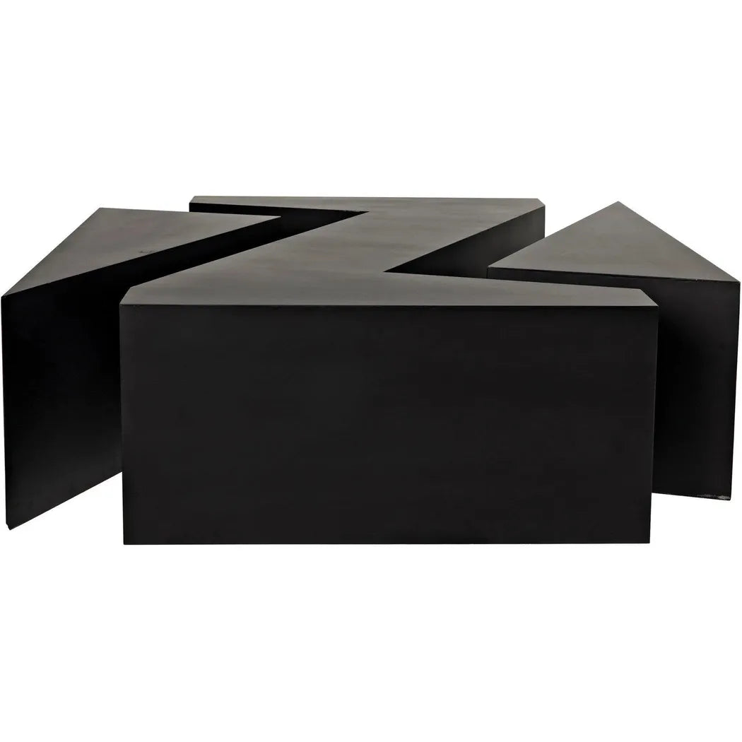Element Black Steel Geometric Coffee Table