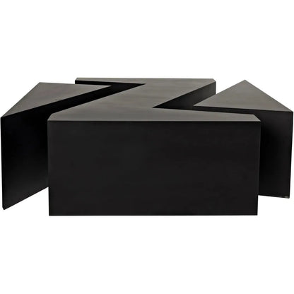 Element Black Steel Geometric Coffee Table