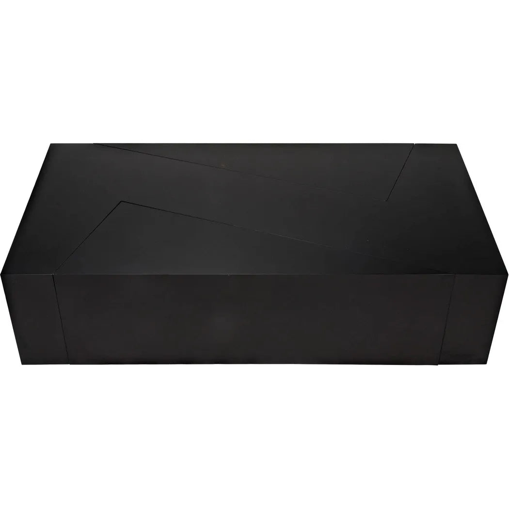 Element Black Steel Geometric Coffee Table
