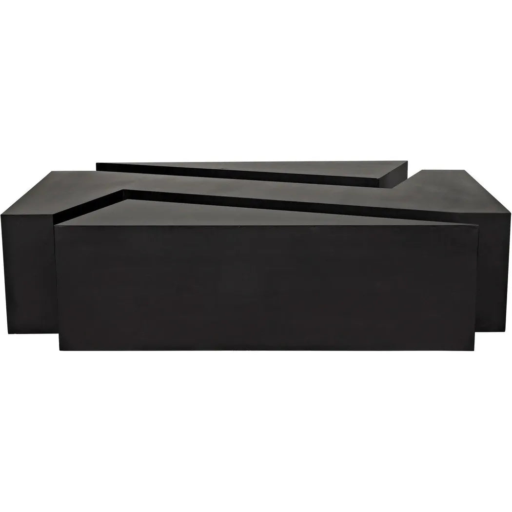 Element Black Steel Geometric Coffee Table
